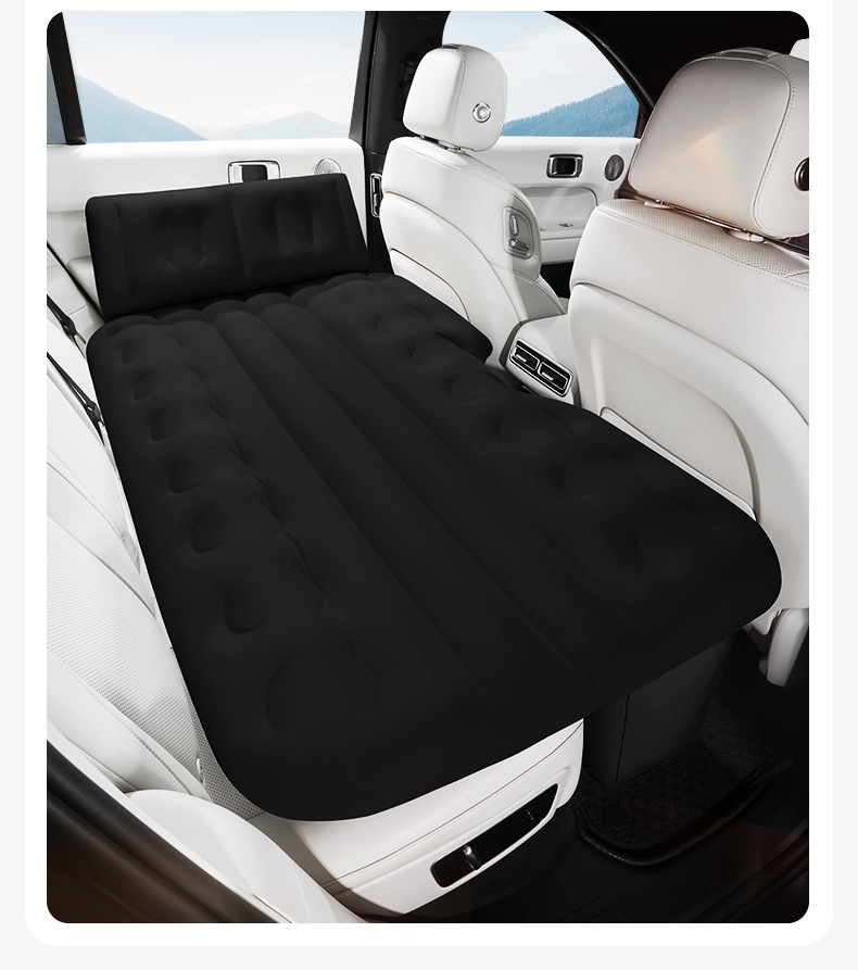 Car-borne Automatic Inflatable Bed Cushion Car SUV Rear Seat Pneumatic Travel Bed Car Sleeping Artifact for Internal Use