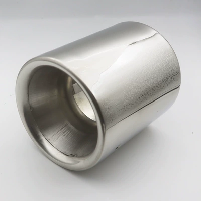 Suitable for 15-19 Models of Land Rover Discovery Sport, Special Exhaust Pipe Cover and Tail Throat, Car-Specific Decorative Accessories (Exhaust pipe) - 101-flat-silver-single