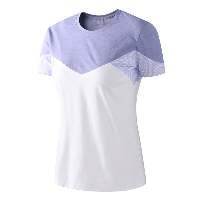 Gran tamaño al aire libre camiseta de secado rápido mujer transpiración sudor de mangas cortas camiseta deportiva de moda delgada fitness ropa de secado rápido verano