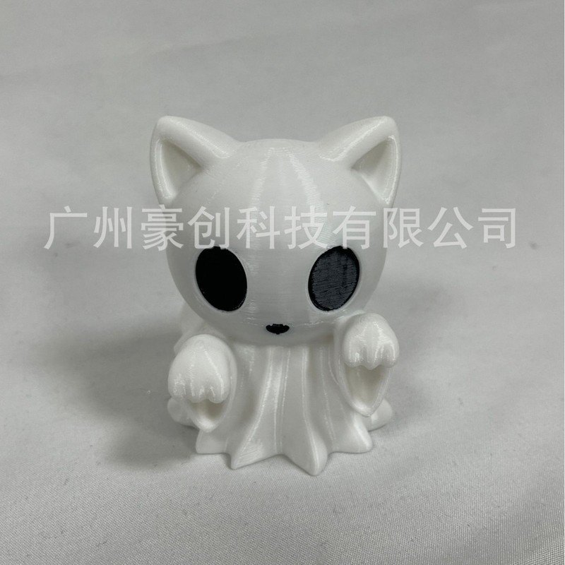 国境を越えた新製品ハロウィンゴースト猫像ハロウィンゴースト猫像 3D プリント装飾品|undefined