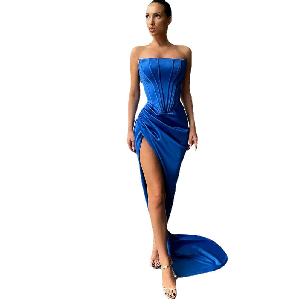 Evening dress sleevless, Amazon, graduation party, backless