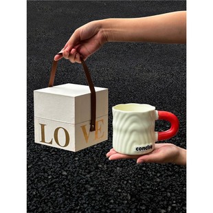 Girls' Birthday Gift for Girlfriends Practical Couple Cup Boys' Home Mug Creative High-value Drinking Cup