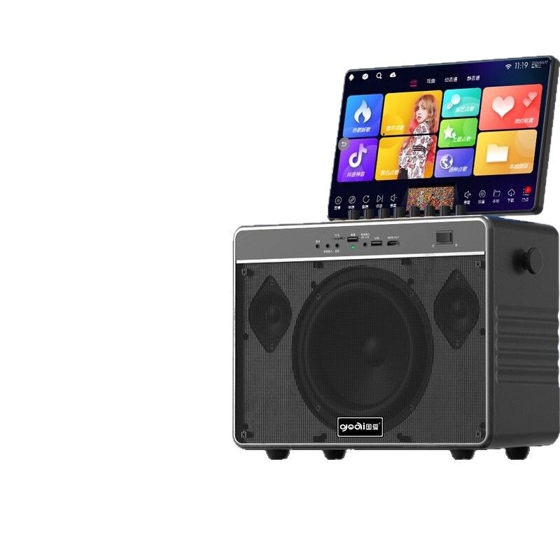 国愛広場舞音響帯ディスプレイ屋外移動k歌家庭KTVスピーカーカラオケ一体型|undefined