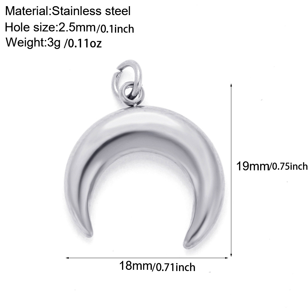 Polished Finish 1 Piece 304 Stainless Steel PVD Coated Real Gold Plated Sunflower Compass Shark Polished Pendant DIY Jewelry Accessories