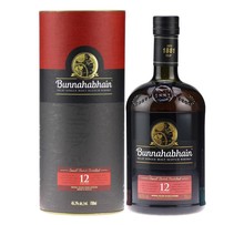 布纳哈本12年艾雷岛单一麦芽威士忌 700ml 洋酒 苏格兰邦纳海贝因