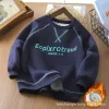 D14 fleece sweatshirt-navy blue
