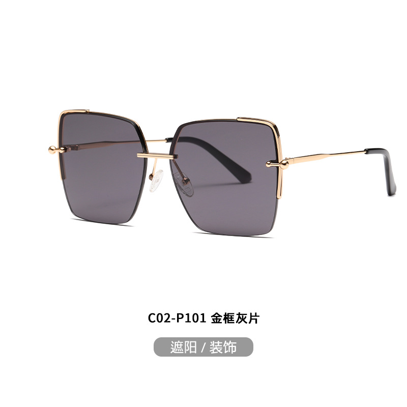 Nuevas gafas de sol de las mujeres de moda pequeñas sol a prueba de sol JS8560 gafas de sol de nylon a prueba de rayos UV