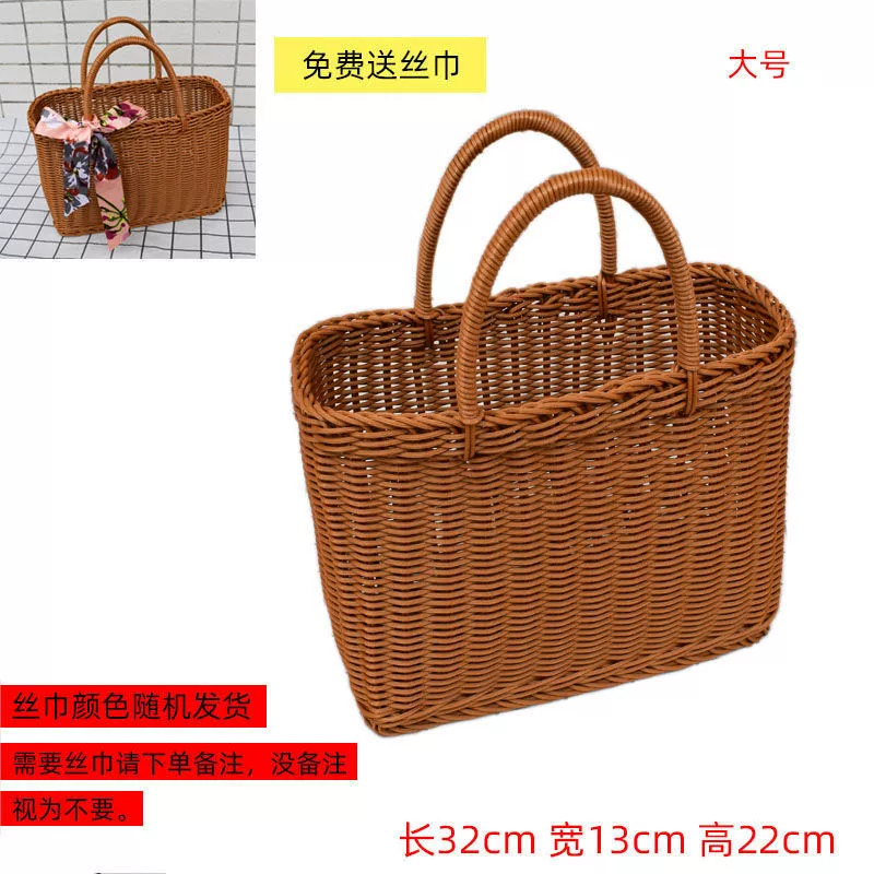 Handheld storage basket, woven storage system, pack, Birthday gift
