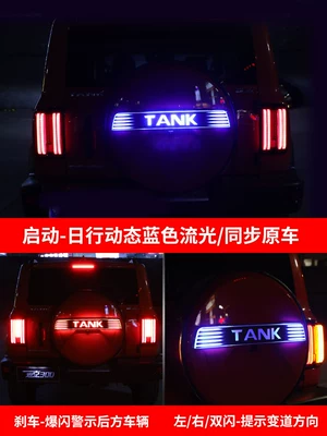 Spare wheel cover | Tire Cover with Light Version, Modified