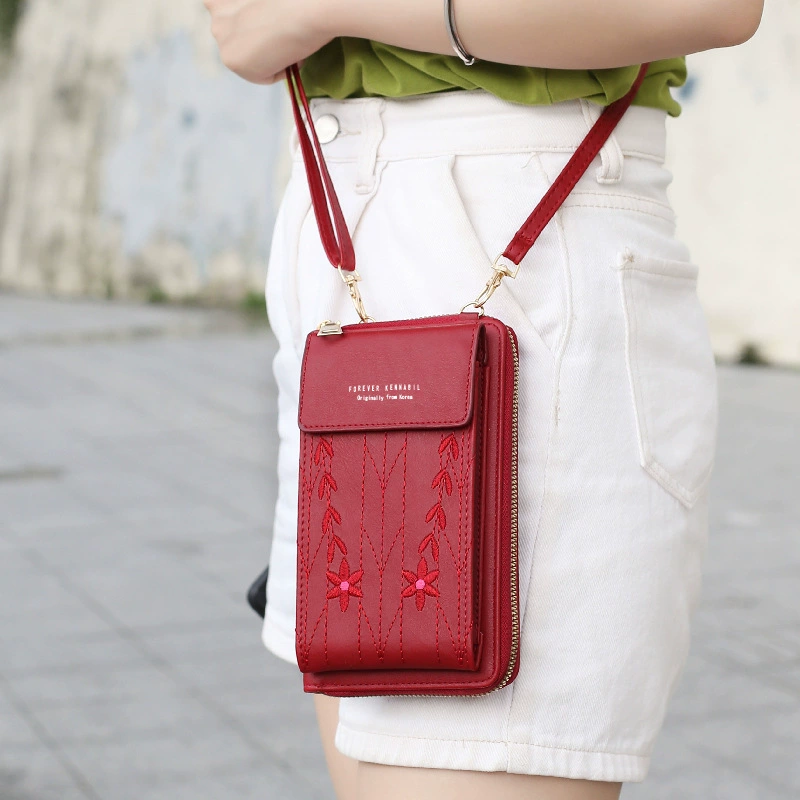 Capacious small universal long wallet, one-shoulder bag, bag strap, 2022 collection, Korean style