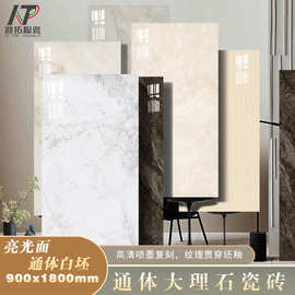 广东瓷砖大规格豪华大砖900X1800玉石纹路大户型别墅酒店高端地砖