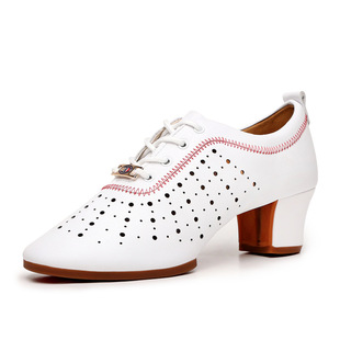 Dance Palmer New Female Teacher Latin Dance Shoes Outdoor Square Dance Dance Shoes Women's Two-Point Soft Sole Shoes
