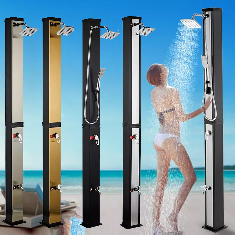 40l ducha solar columna Villa jardín mascota niños baño artefacto temperatura constante baño 60 grados grifo de la ducha