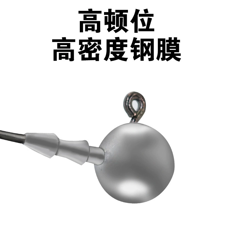 One Kun Luya round lead-head hook Ned hook soft bait soft insect accessories anti-hook black pit sea bass mandarin fish cross border