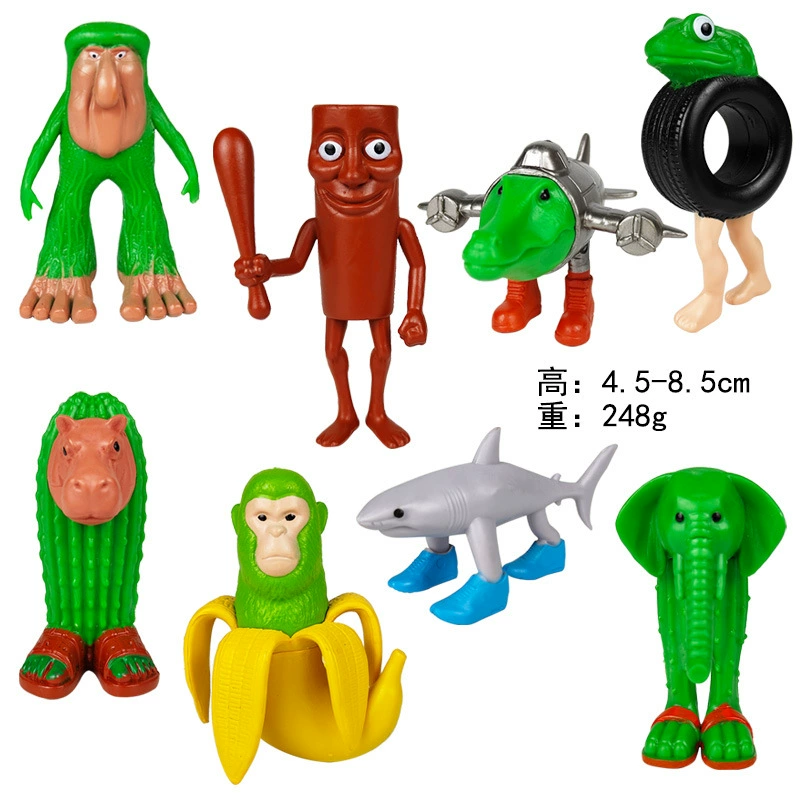 Фигура Шанхай Jing Tralala деревянная палочка-человек, assorted characters, пакет OPP, 0,4 кг