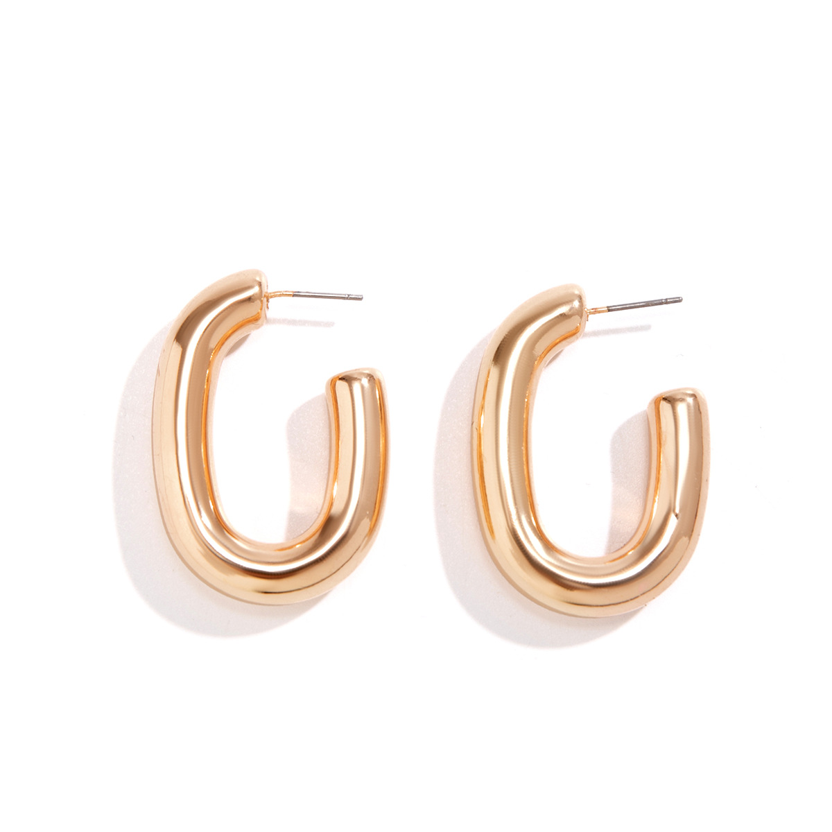 10g Weight Alloy Ear Needle Material Drop Earrings Classification 1 Pair Quantity Casual Occasion CCB Material Geometric Pattern Women's Gender Plating Design Simple Style Style 1 Pair Simple Style Geometric Plating CCB Drop Earrings 25