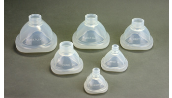 硅胶面罩 氧气面罩 成人麻醉面罩 简易呼吸器配件 可重复使用