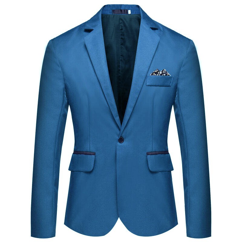 Wholesale Foreign Trade Slim Suit Fashion Solid Color Men's Suit Aliexpress Cross-Border Large Size Business Suit Men's Jacquard Wholesale Foreign Trade Slim Suit Fashion Solid Color Men's Suit Aliexpress Cross-Border Large Size Business Suit Men's Jacquard