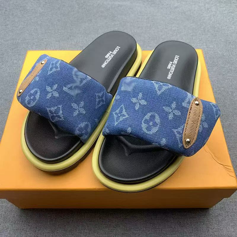 Zapatillas Velcro para mujeres de grosor en línea Zapatillas de muffin de moda para parejas