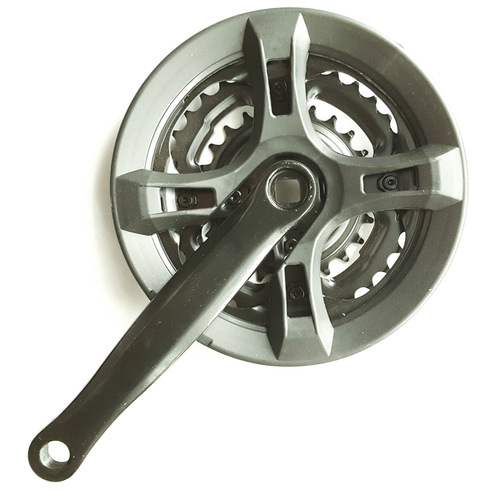 Haoxin mountain bike chainring large chainring widened crank bicycle accessories wheel disc 3 pieces 32T/42T/48T wholesale