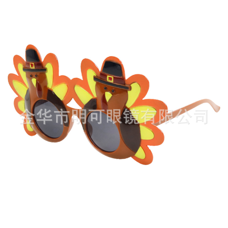 Gafas Divertidas de Pavo de ABS Decorativo para Fiesta de Acción de Gracias