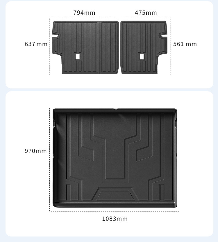 Suitable for 23-26 model Tank 400 car floor mats, TPE floor mats, car-specific floor mats, and trunk mats