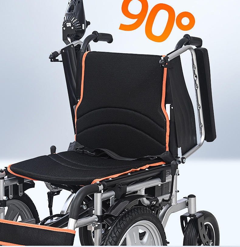 Billionaire Elderly Electric Wheelchair with Large Front Wheels, Flexible Folding, Smart Electric Mobility Scooter for Disabled and Elderly