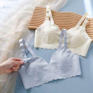 Factory Direct Sales Nursing Bra Summer Thin Anti-Sagging Push-Up Postpartum Breastfeeding Maternity Bra Lactation Bra