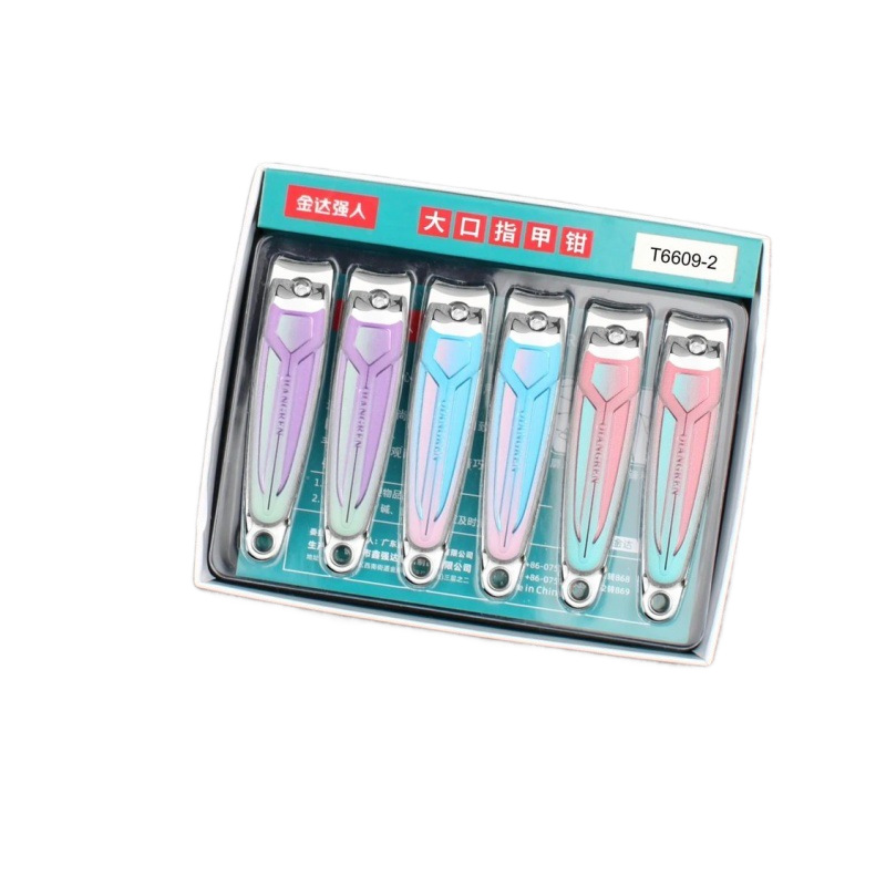 53 caja de forceps de uñas domésticas de boca plana grande manicure tijeras de uñas set de cortador de uñas de metal lotes de departamentos