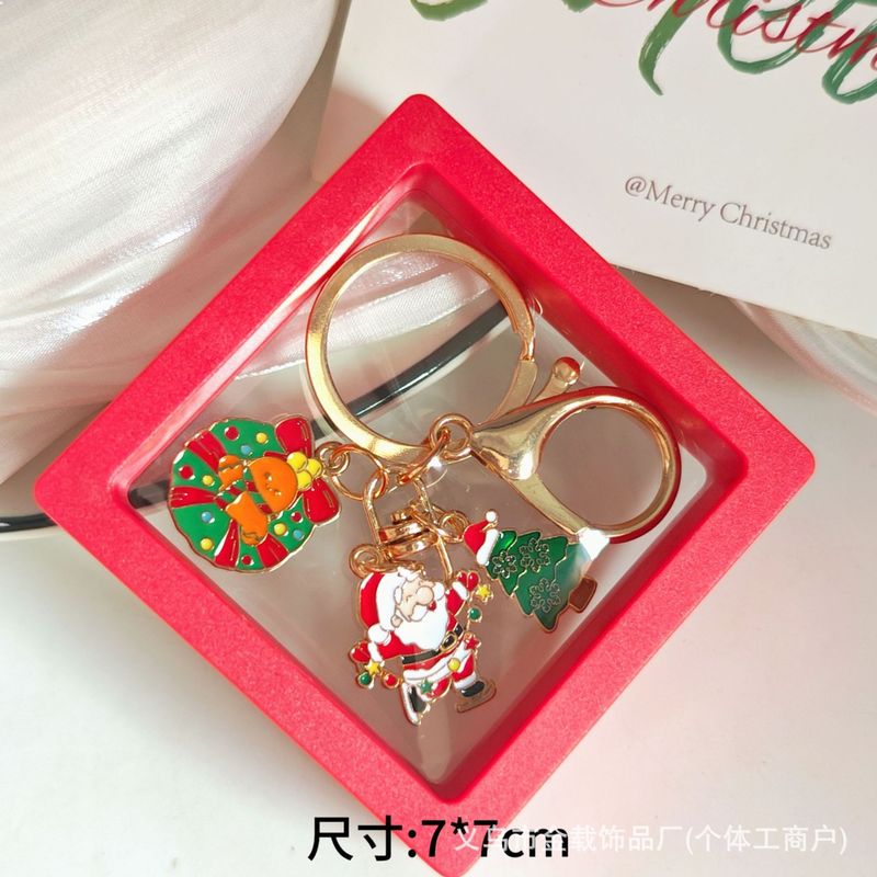 圣诞节钥匙扣礼物盒合集可爱卡通雪人钥匙链创意挂饰饰品包包挂件|undefined