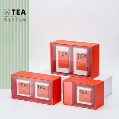 盒境50g/250g/100g綠茶白茶紅茶散茶茶葉包裝盒創意新款空禮品盒