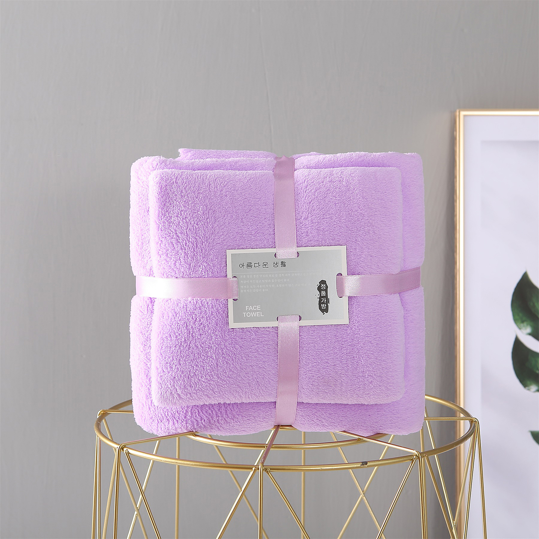 Caja de regalo de toallas de baño de tres piezas, regalos de boda, cumpleaños de la compañía, apoyo de logotipo, bordado de estampado
