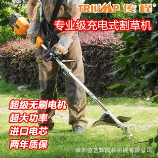 传峰36V电动割草机除草机锂电充电式无刷打草机多功能草坪剪神器