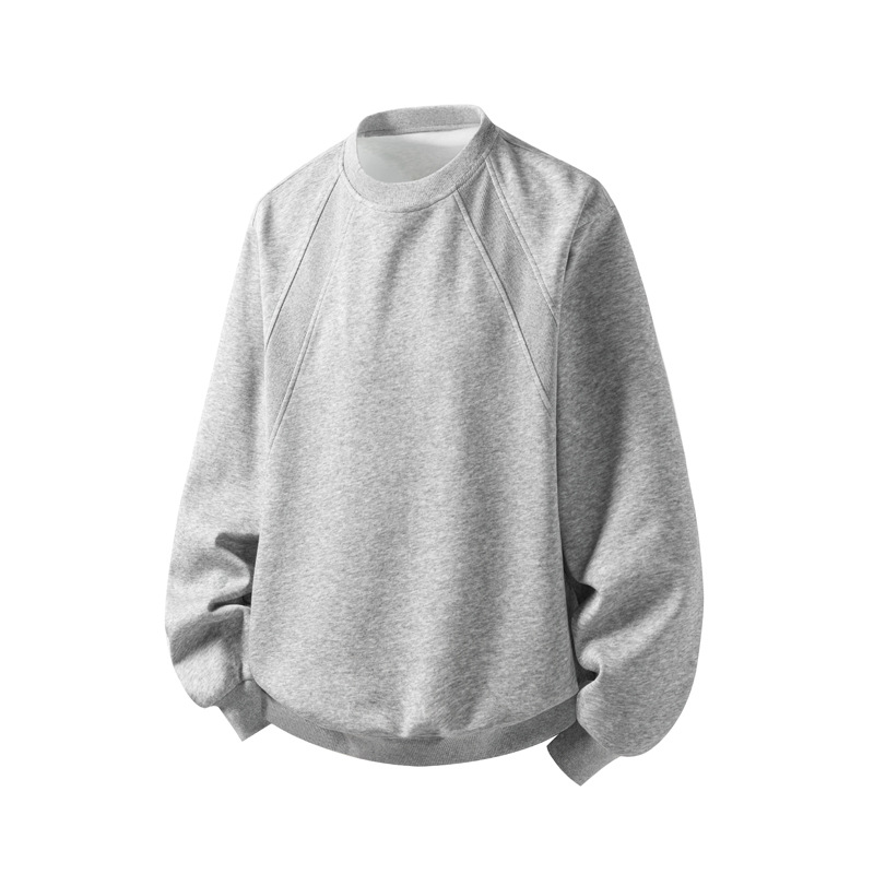 Cleanfit Deconstructed Sweatshirt Men's Autumn Trendy American High Street Heavy Loose Inner Casual Pullover Top_voghion.com