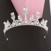 Серебристый (блестящие кристаллы, жемчуг)