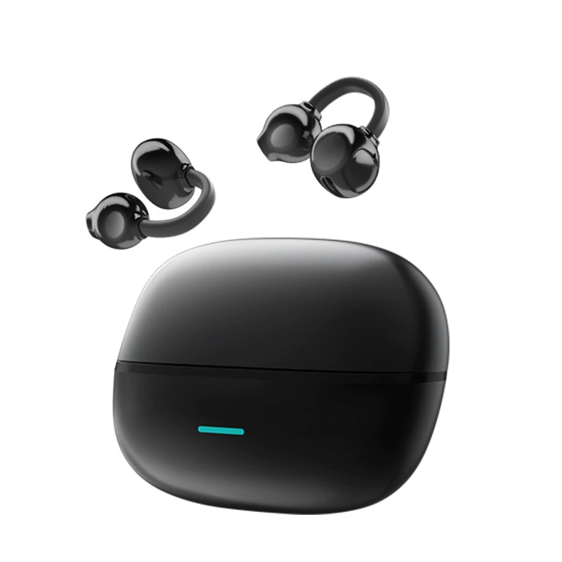 FerTo D04 беспроводные заушники Bluetooth: панорамный звук, шумоподавление, длительный заряд, спорт; черный/белый