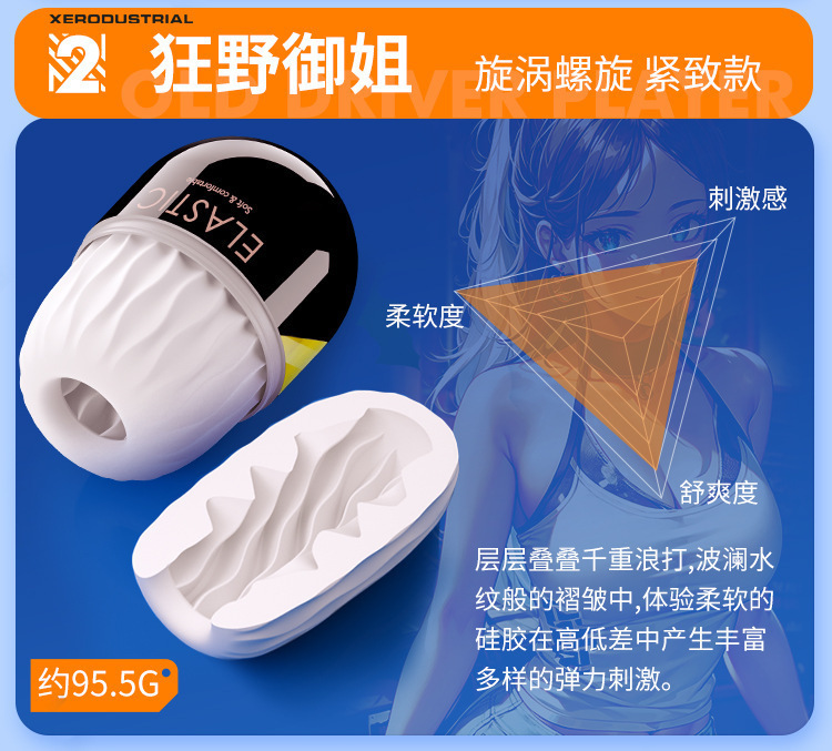 Portable Pocket Capsule Masturbation Egg Manual Male Masturbator — detail image 6