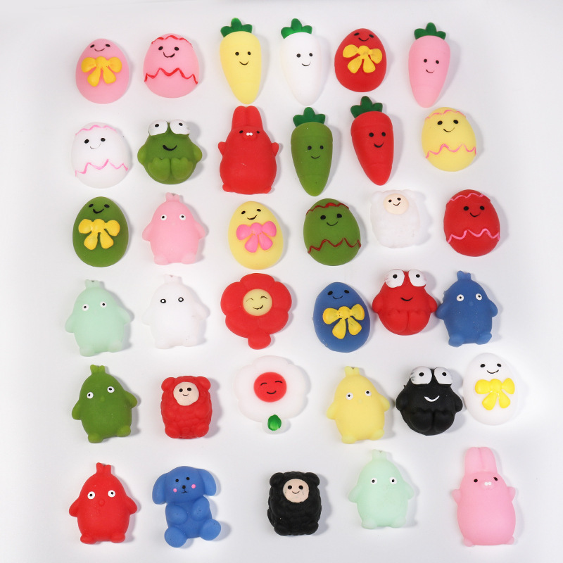 亞馬遜復活節捏捏樂恐龍蛋仔超萌小雞糰子解壓玩具Squishy