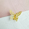Cross -border double -plug butterfly trowed butterfly acrylic cake decoration acrylic stereo butterfly paper cup cake decoration