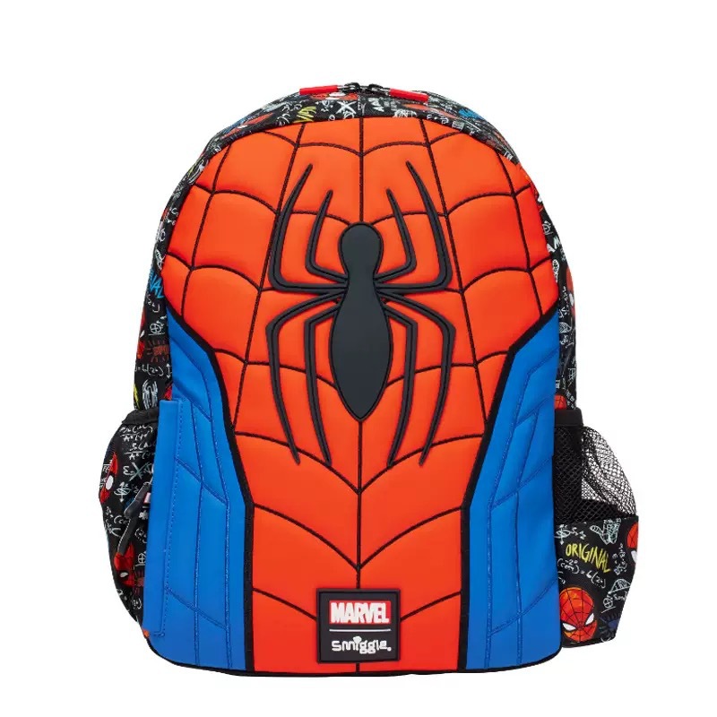 Australia Smiggle caricatura mochila de tamaño medio jardín de infantes mochila de hombro 3D con sombrero de caricatura