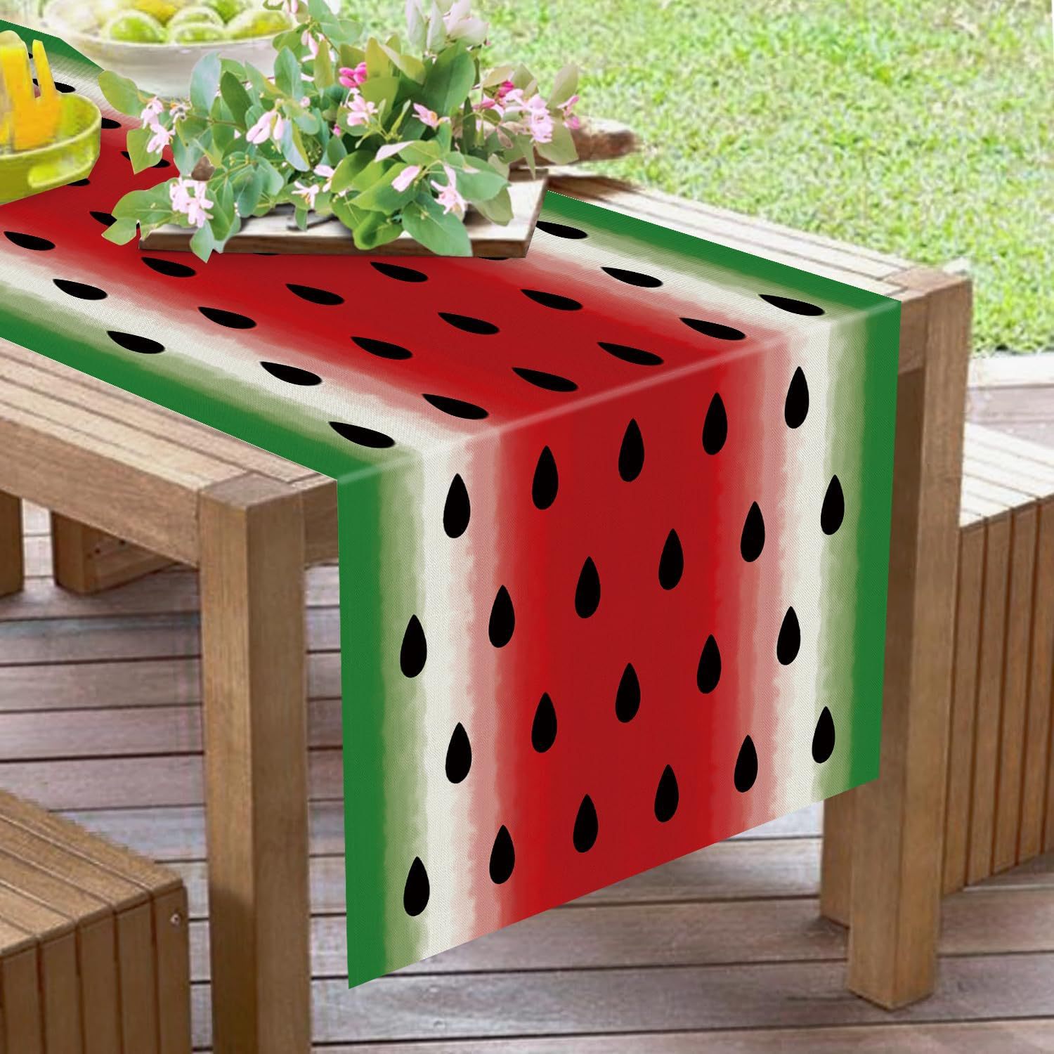 90g Weight Tablecloths Home Textiles & Decor Type Linen Material Letter, Fruit, Flower Pattern Simple Style Style Simple Style Letter Fruit Flower Linen Tablecloths 14