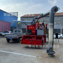 大型玉米脱粒机全自动打棒子机打包谷机自走式四轮脱粒机