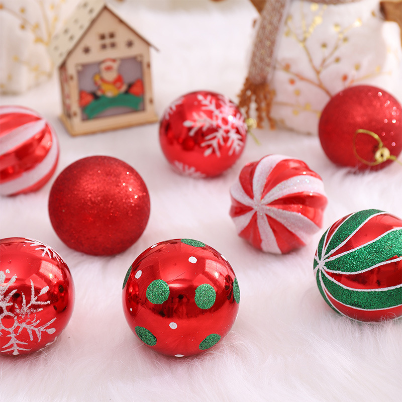Paquete de regalo de galvanoplastia pintado transfronterizo caja de bolsas de luz de Navidad caja de decoración de colgante de Navidad