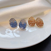 Summer advanced crystal earings, universal trend earrings, 2023 collection, light luxury style, high-quality style