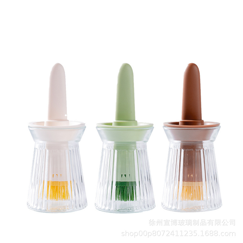 油刷瓶硅胶油刷子带瓶烧烤烘焙专用玻璃食品级厨房刷油神器马卡龙