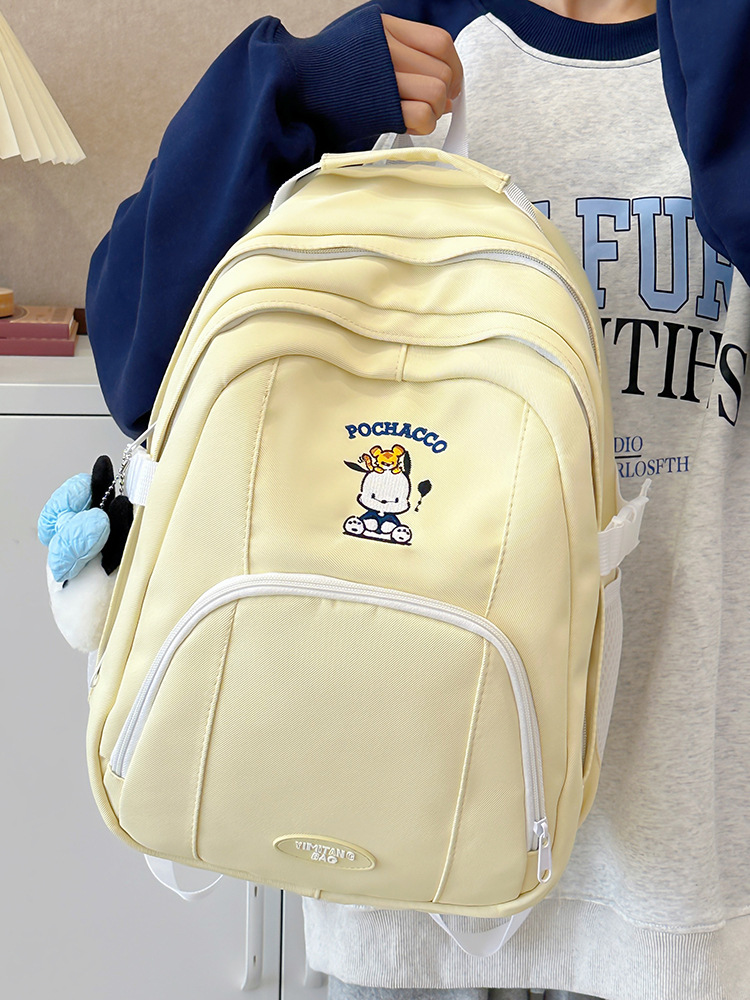 Mujeres de estilo japonés mochila de bambina, estudiantes de secundaria de dibujos animados lindas mochila de alto valor