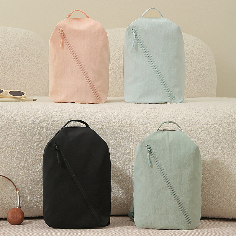 Taslan Korean Style Crossbody Bag, Commuter Crossbody Bag, Light Luxury, Simple and Fashionable Travel Storage Bag, Nylon Waterproof Handbag