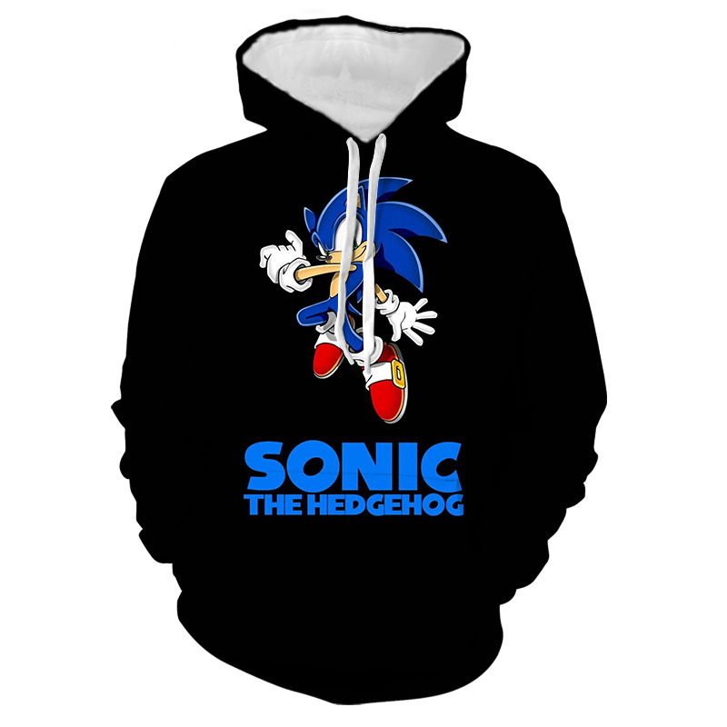 2021 Cross-Border Foreign Trade Sonic the Hedgehog 3D Color Print Children's Sweatshirt 2021 Cross-Border Foreign Trade Sonic the Hedgehog 3D Color Print Children's Sweatshirt