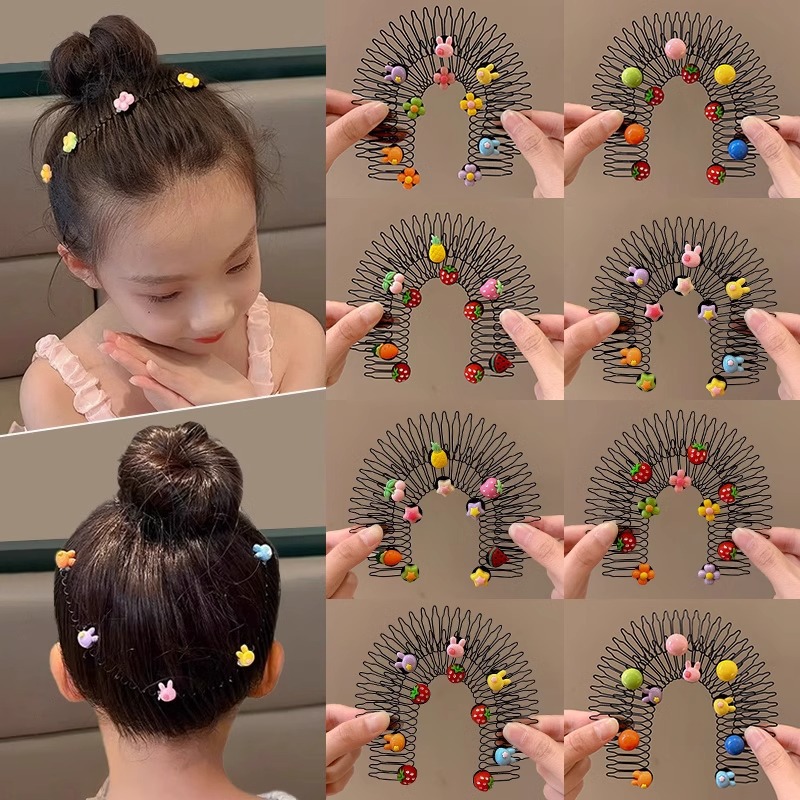 Peinado de niños acabado de cabello de artefactos de tracción de peinado de cabello insertado peinado de cabello de niña peinada peinado peinado
