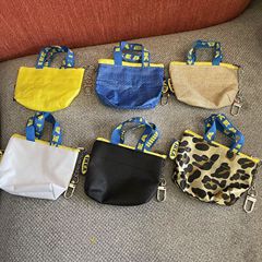 Small and exquisite new cute mini E-home bag earphone storage lipstick key chain small bag hanging decoration suitable for couples